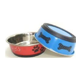 YARRO MISKA METALOWA Z GRUBYM DNEM NA GUMIE 14CM około 400ml