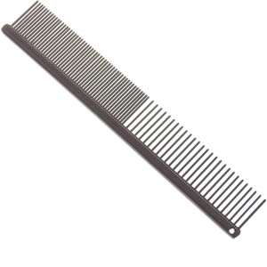 Madan Professional Antistatic Face Comb 13cm - profesjonalny, solidny mini grzebień z antystatyczną powłoką i mieszanym rozstawem ząbków 50/50, do pyszczka i detali