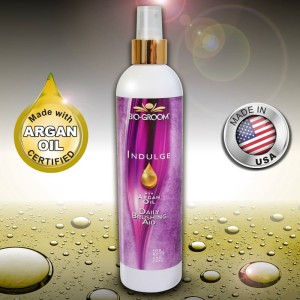 Bio-Groom Indulge Sulfate-Free - nawilżająca odżywka w sprayu z olejkiem arganowym, ułatwiająca rozczesywanie ROZBIÓRKA bez atomizera OPAKOWANIE ZASTĘPCZE