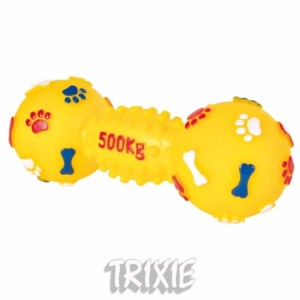 TRIXIE HANTEL VINYLOWY MAŁY 14,4 CM wydaje dźwięk