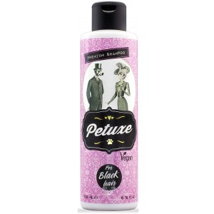 Petuxe Black Hair Shampoo - wegański szampon do szaty czarnej i ciemnej, dla psów i kotów 200ML