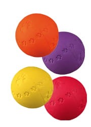 TRIXIE PIŁKA KAUCZUKOWA PISZCZĄCA W ŁAPKI 7,5CM MIX KOLORÓW