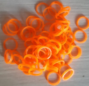 Gumki Paw Marks Latex Bands 7,9mm - profesjonalne, super wytrzymałe lateksowe , 100szt/średnia grubość pomarańcz
