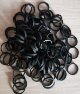 Gumki Paw Marks Latex Bands 7,9mm - profesjonalne, super wytrzymałe lateksowe , 100szt/średnia grubość czarne