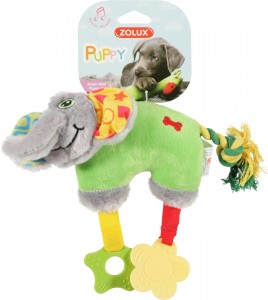 ZOLUX Zabawka pluszowa PUPPY słoń 27,5x8x20 cm kol. zielony