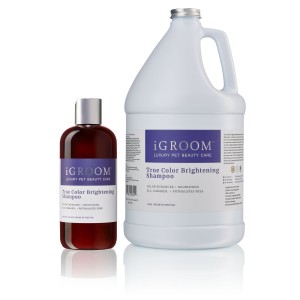 iGroom - True Color Brightening Shampoo - szampon rozjaśniający i dodający połysku dla wszystkich kolorów sierści ROZBIÓRKA OPAKOWANIE ZASTĘPCZE