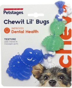 Petstages Zestaw gryzaków TPR Lil' Bugs (do gryzienia i żucia)