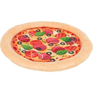 Trixie Pizza, zabawka, dla psa, plusz, 26 cm, szeleszcząca