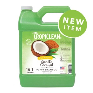 Tropiclean Gentle Coconut Pet Shampoo - łagodny szampon kokosowy dla szczeniąt, kociąt i alergików ROZBIÓRKA OPAKOWANIE ZASTĘPCZE
