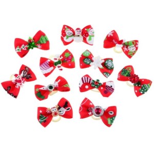 KOKARDKI ŚWIĄTECZNE WZORY  NA GUMCE 