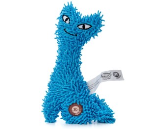 JK ANIMALS KOT MOP NIEBIESKI  Piszczący 23Cm 