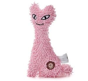 JK ANIMALS KOTEK  MOP RÓŻOWY  Piszczący 23Cm 