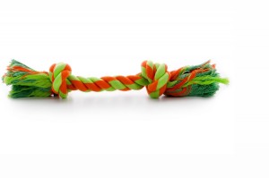 JK ANIMALS Węzeł bawełniany, bawełniana zabawka dla psów 20 cm, idealny do aktywnej zabawy