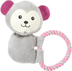 ZOLUX Zabawka pluszowa MAXOU ze sznurkiem kol. szary