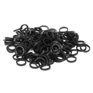 Gumki Paw Marks Latex Bands 6,3mm - profesjonalne, super wytrzymałe lateksowe gumki, 100szt. średnia grubość- Czarny