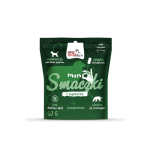 SYTA MICHA Mini smaczki dla psa z jagnięciny 60g MIĘKKIE