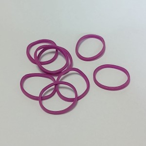 Lainee - gumki do top knotów - wrapping band # 8, fuksja 100szt