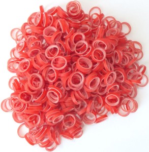 Lainee - gumki lateksowe czerwone - small latex band, medium weight - małe, średnia grubość  100SZT