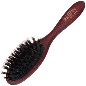 Maxi Pin - mała, owalna szczotka z naturalnego włosia z dzika