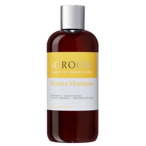 iGroom Banana Shampoo - odżywczo-nawilżający szampon dla psa, koncentrat 1:8 - 473ml