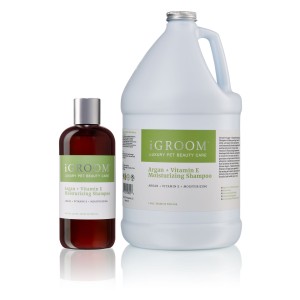 iGroom - Argan + Vitamin E Moisturizing Shampoo - szampon nawilżający Koncentrat 1:16 ROZBIÓRKA OPAKOWANIE ZASTĘPCZE