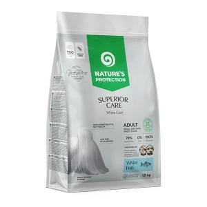Nature’s Protection  SC White Dogs Grain Free White Fish Adult Small Breeds 1,5kg