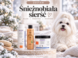 Zestaw STANDARD - Śnieżnobiała sierść (2x250ml + 200ml)
