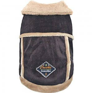 UBRANKO Dobaz ciepły rozpinany kożuszek, kawowy