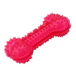 LOLO PETS Kość do przysmaków S FUKSJA