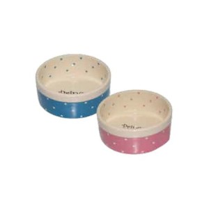 YARRO miska ceramiczna Prince niebieska lub różowa15,5x6cm