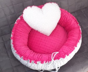 LEGOWISKO+PODUSIA  Minky/Bawełna  