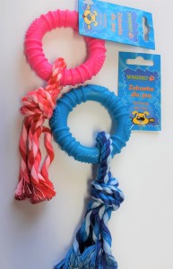 YARRO Ringo gumowe ze sznurkiem bawełnianym zabawka dla psa